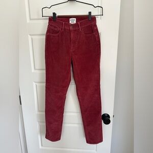 Sunday Best Red Corduroy Pants